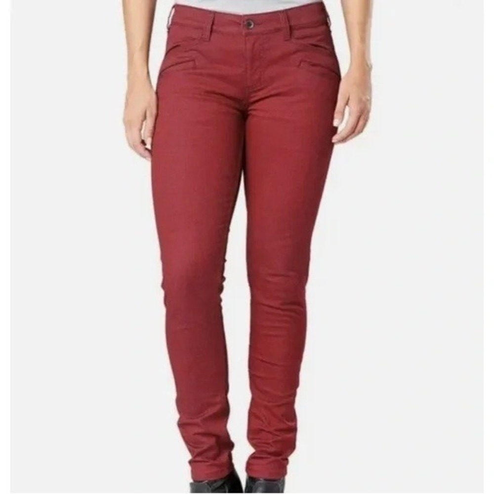 5.11 Tactical Women's Size‎ 16 Short Burgundy Defender Flex Skinny Jeans
